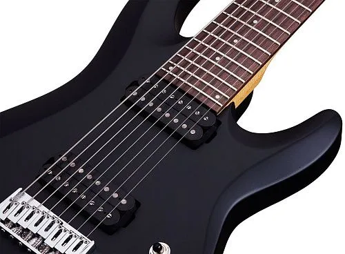 Schecter C-8 Deluxe SBK Электрогитара восьмиструнная.