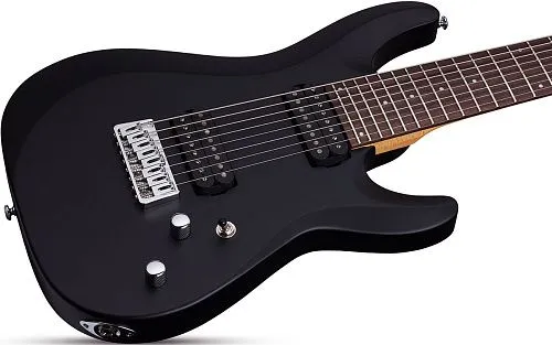 Schecter C-8 Deluxe SBK Электрогитара восьмиструнная.