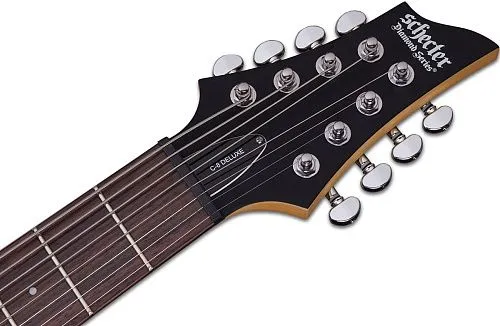 Schecter C-8 Deluxe SBK Электрогитара восьмиструнная.