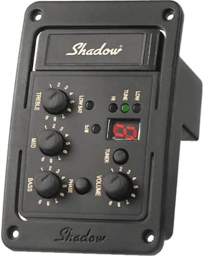 Shadow SH4000 Звукосниматель для гитары врезной с тюнером, предусилителем и эквалайзером.